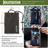 Maxpedition Platy Pocket Organizer 4" x 6" Wolf Grey
