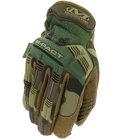 Mechanix Wear M Pact Woodland Camo Gloves