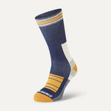 SEALSKINZ Norwich Waterproof Cold Weather Mid Length Hiking Sock Navy