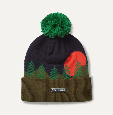 SEALSKINZ Beeston Waterproof Cold Weather Scenic Bobble Hat