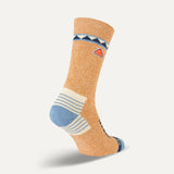 SEALSKINZ Kimberley Single Layer Bamboo Mid Length Hiking Sock Orange