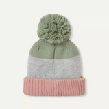 SEALSKINZ Flitcham Waterproof Fleece Lined Cold Weather Striped Bobble Hat
