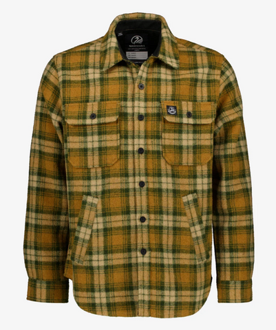 Swanndri Kiaraki V4 Wool Shacket Arizona Check