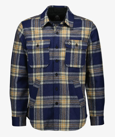 Swanndri Kiaraki v3 Wool Shacket Atlantic Check