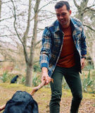 Swanndri Kiaraki v3 Wool Shacket Atlantic Check
