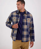 Swanndri Kiaraki v3 Wool Shacket Atlantic Check