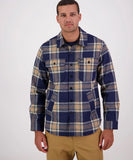 Swanndri Kiaraki v3 Wool Shacket Atlantic Check