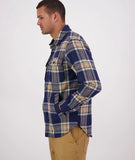 Swanndri Kiaraki v3 Wool Shacket Atlantic Check
