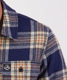 Swanndri Kiaraki v3 Wool Shacket Atlantic Check