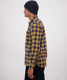 Swanndri Taranki Tailor Shirt Cashew Navy