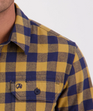Swanndri Taranki Tailor Shirt Cashew Navy