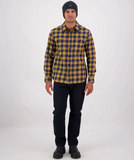 Swanndri Taranki Tailor Shirt Cashew Navy