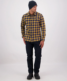 Swanndri Taranki Tailor Shirt Cashew Navy