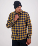 Swanndri Taranki Tailor Shirt Cashew Navy