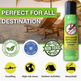 Theye Natural Mosquito & Insect Repellent Aerosol Spray 150ml | Family Friendly DEET-Free
