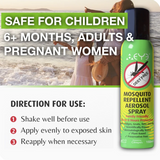 Theye Natural Mosquito & Insect Repellent Aerosol Spray 150ml | Family Friendly DEET-Free