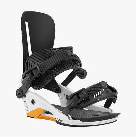 Union Atlas Unisex Snowboard Bindings White/Orange