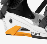 Union Atlas Unisex Snowboard Bindings White/Orange