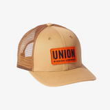 Union Logo Trucker Hat Brown