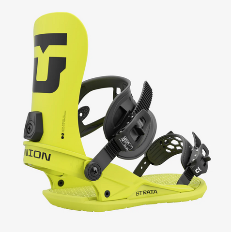 Union Strata Mens Snowboard Bindings Acid Green