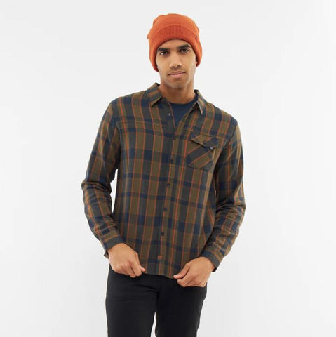 VIKING Shamrock Bamboo Shirt Navy/Orange