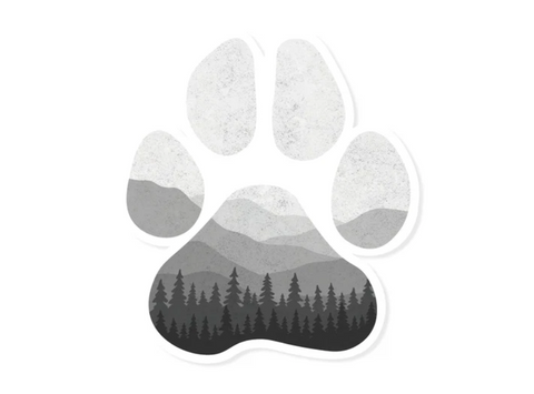 WILDTREE Adventure Paw Sticker
