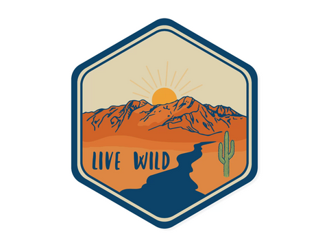 WILDTREE Live Wild Sticker