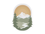 WILDTREE Mountain Morning Sticker