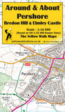 YP Around & About Pershore, Bredon Hill & Elmley Castle Walking Map