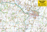 YP Here & There Worcester To Evesham, Upton Upon Severn & Pershore Cycling Map