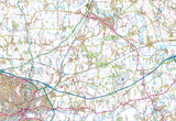 YP Here & There Worcester To Evesham, Upton Upon Severn & Pershore Cycling Map
