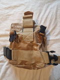 Top Of The Range DPM Desert Dropleg Magazine Dump Pouch