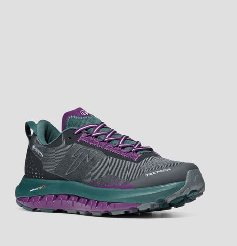 Tecnica Womens Pyrox Hybrid GTX WS Grey + Aqua Green
