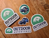 Outdoor Adventurer Stickers & Patches
