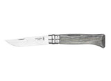 Opinel No.8 Laminated Birch Knife Grey