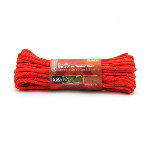 SOL Fire Lite Tinder Cord 550 50 ft