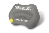 The lightest weight, most comfortable pillow for sleeping outside. 