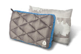 A more versatile pillow.   The DriDown Pillow provides maximum versatility and comfort. Three components mix and match perfectly to adapt to your needs.  Use the DriDown pillow top with the synthetic insert for ultimate comfort. Or save weight by leaving the insert behind and using spare clothing as filling on the trail. 