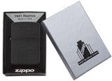 Zippo 1941 Replica Lighter Black Crackle